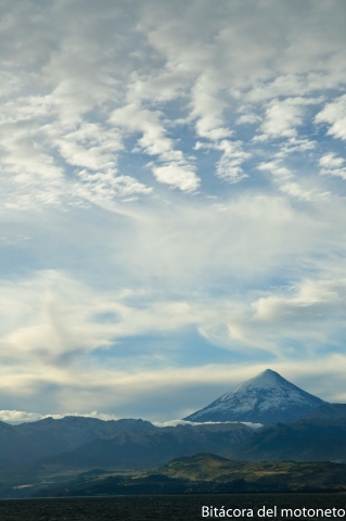 Atardecer en el parque Lanín