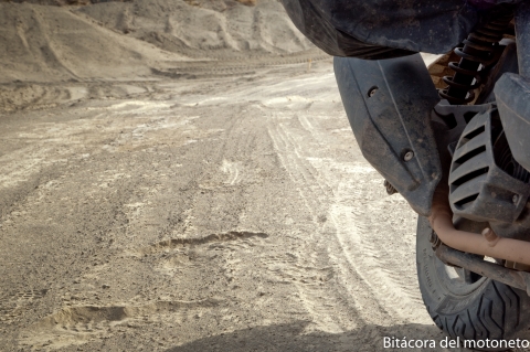 Debí hacer puesto otra foto, acá la arena parece poca, pero creanme es mucha