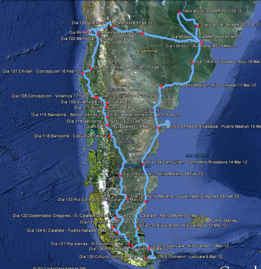 Segunda parte: Buenos Aires, Argentina | Tierra de Fuego | Buenos Aires, Argentina