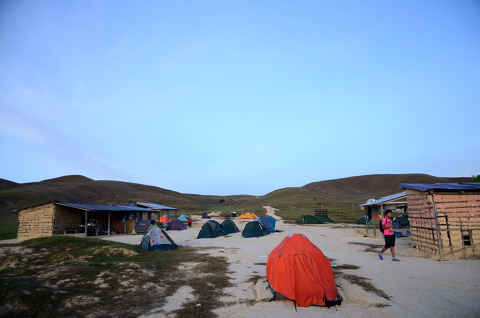 Campamento al pie del Roraima