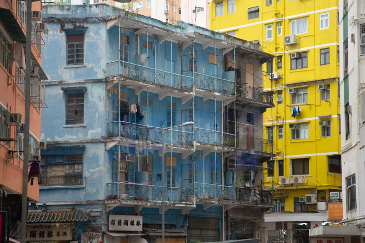 Detalles de las calles traseras
