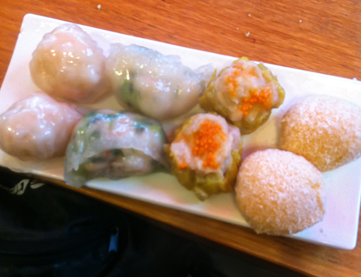 Diferentes tipos de dumpligs que se pueden comprar en un Dim Sung