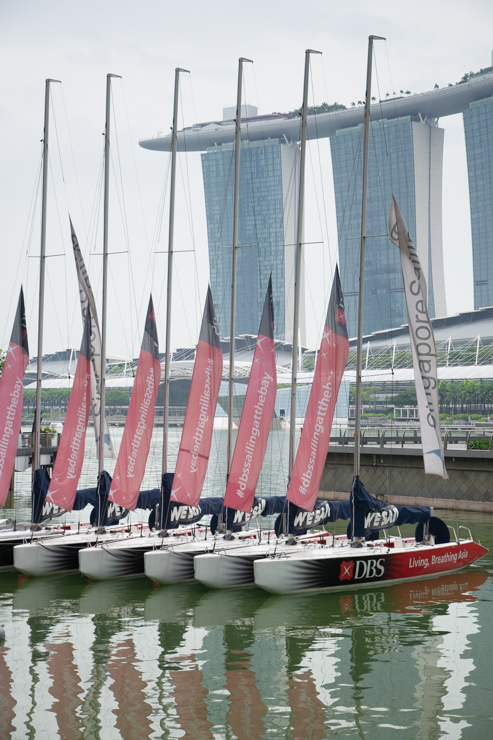 El Marina Bay Sand desde la marina