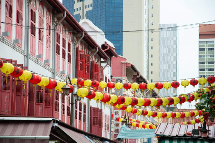El barrio Chino de Singapur