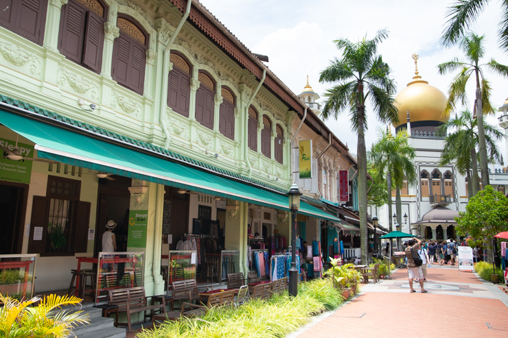 El barrio musulman con la mezquita más importante de singapur