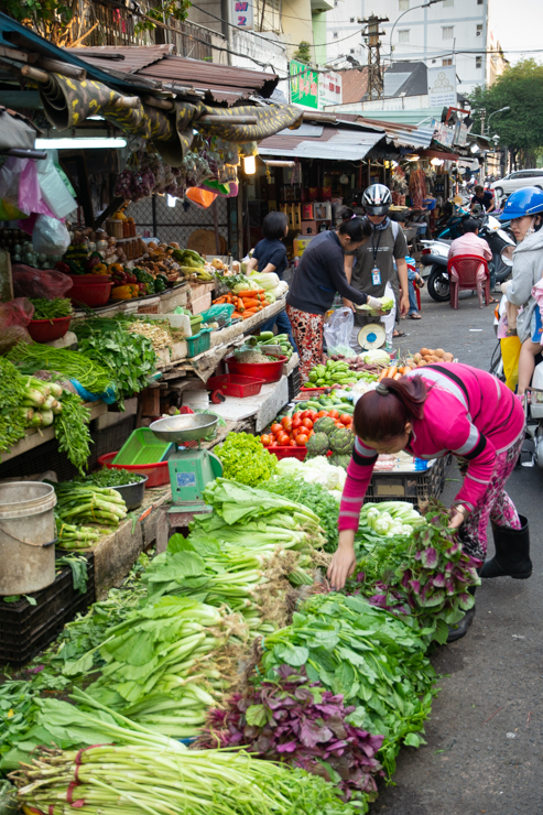 Venta de verduras, Ho Chi Minh