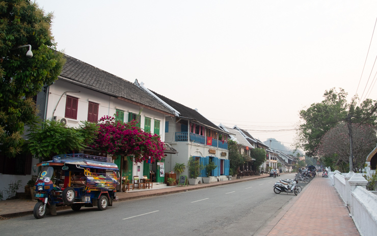Calle principal de Luang Prabang