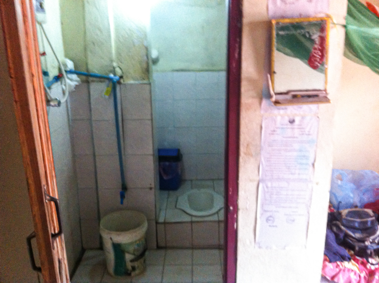 Baño del hostal/bar/restaurante Nam Ou