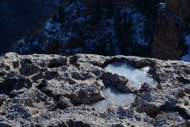 Desierto con hielito