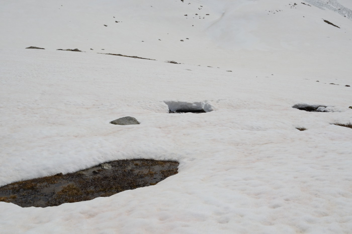 La quebrada cuando no