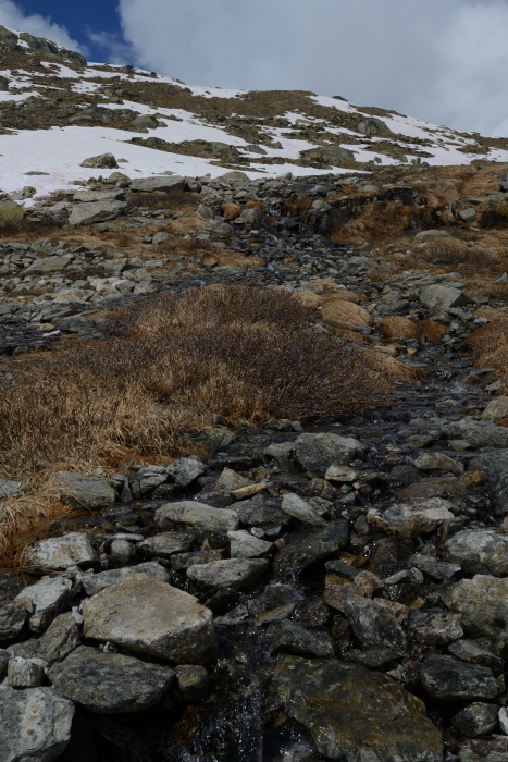 La quebrada cuando se veía