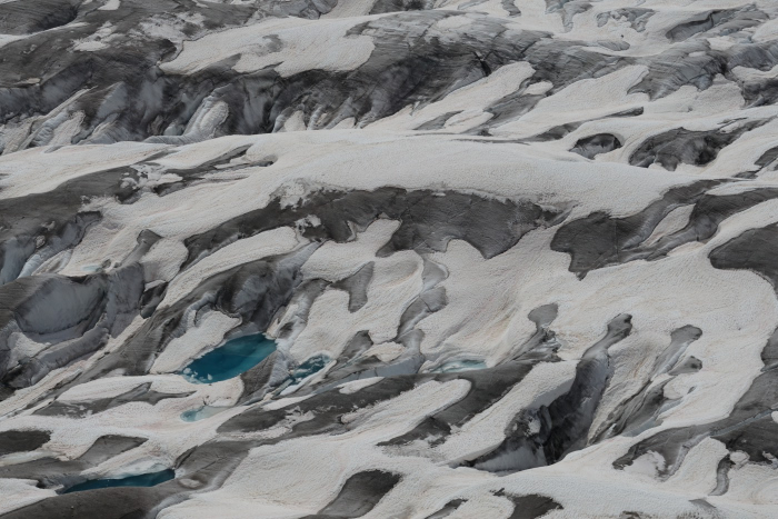 Textura del glaciar