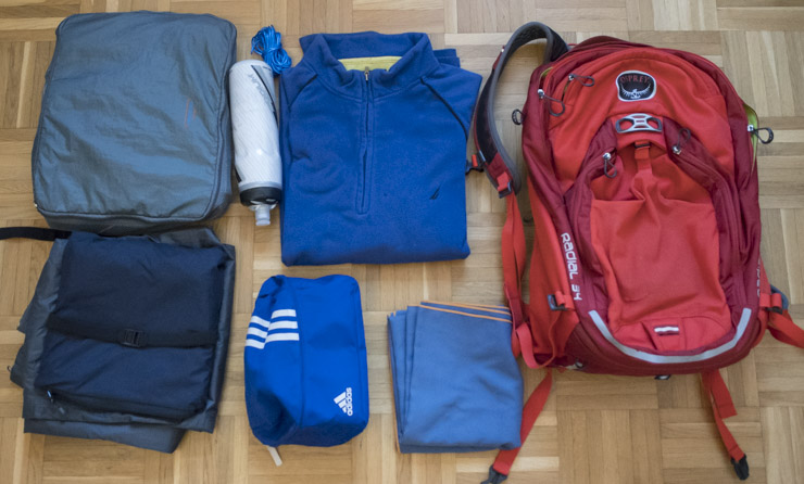 Todo en la mochila y listo!