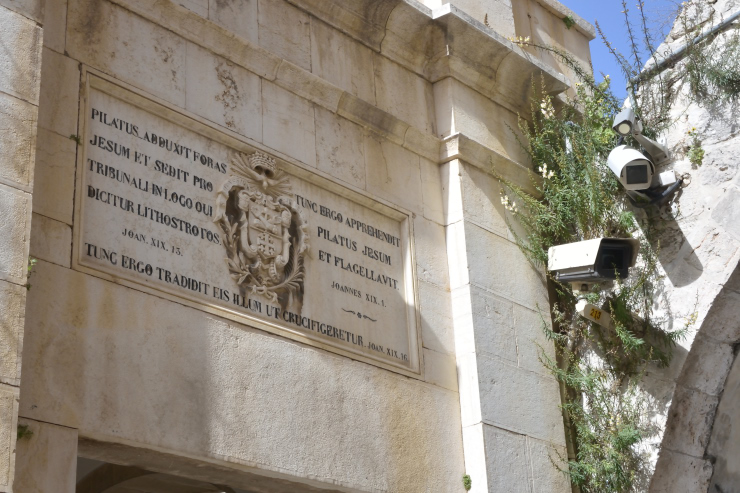 Donde Poncio Pilatus condenó a jesus