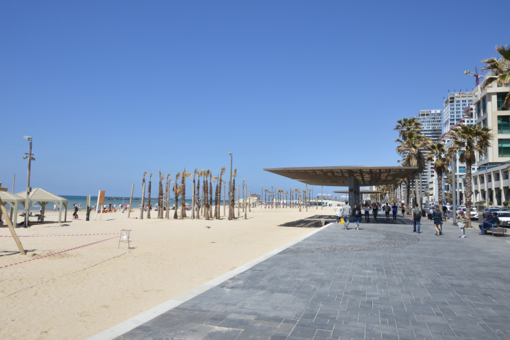 Costanera telaviv, muy parecida a la de Copacabana