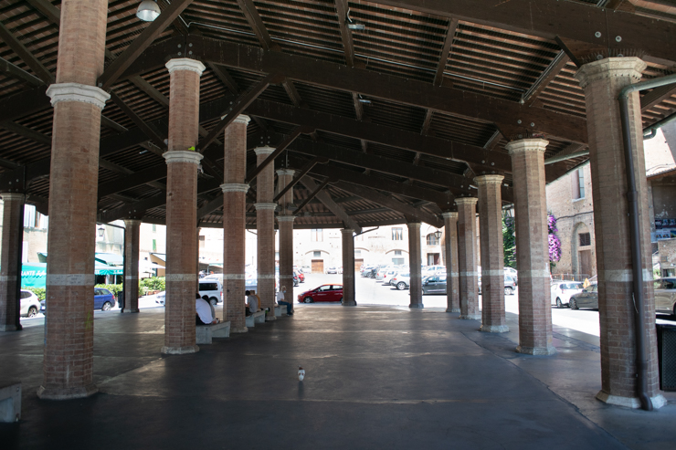 Plaza del mercado sin mercado por cuenta del fastidioso covid