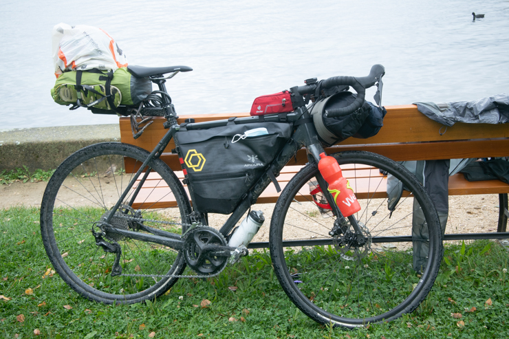 La Trek Checkpoint descansando