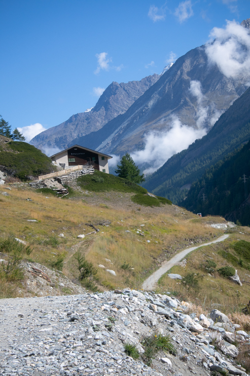 El Mattertal desde la trocha