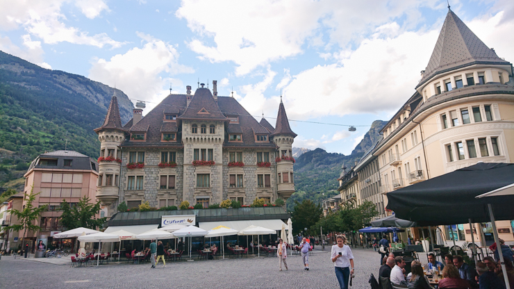La plaza principal de Brig