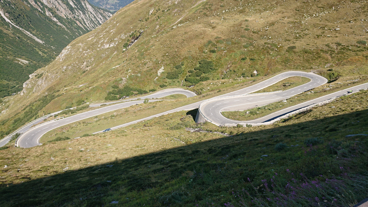 Curvas del paso de la novena