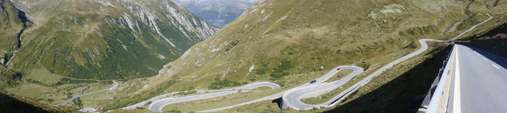 Panoramica de las curvas del paso de la novena