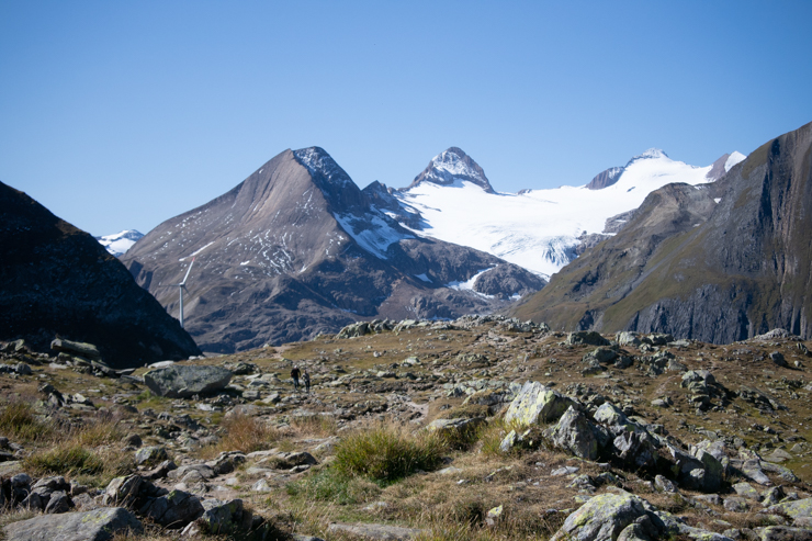 Vista del Grieshorn desde el paso de la novena