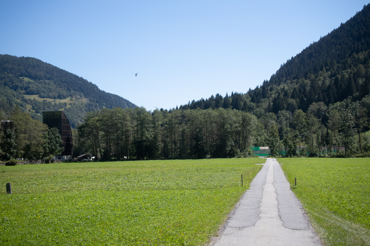 Camino por las planicies ticinesas
