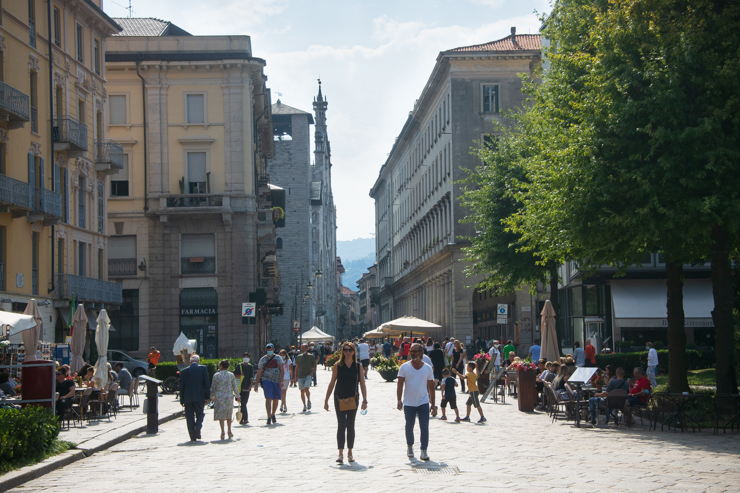 El centro de Como