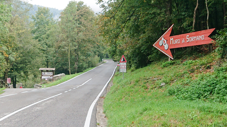 Entrada al Muro di Sormano