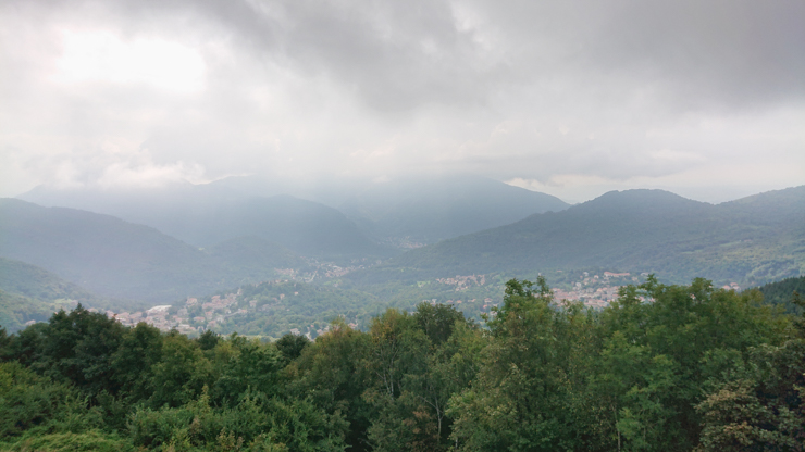 Vista desde la Colma di Sormano