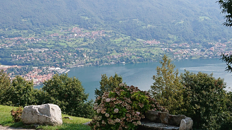 Lago de Como desde la Madonnina